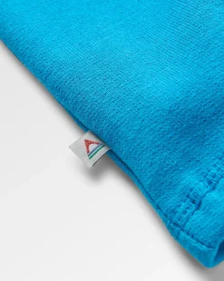 Sunburst Recycled Cotton Sweatshirt - Blue Pool