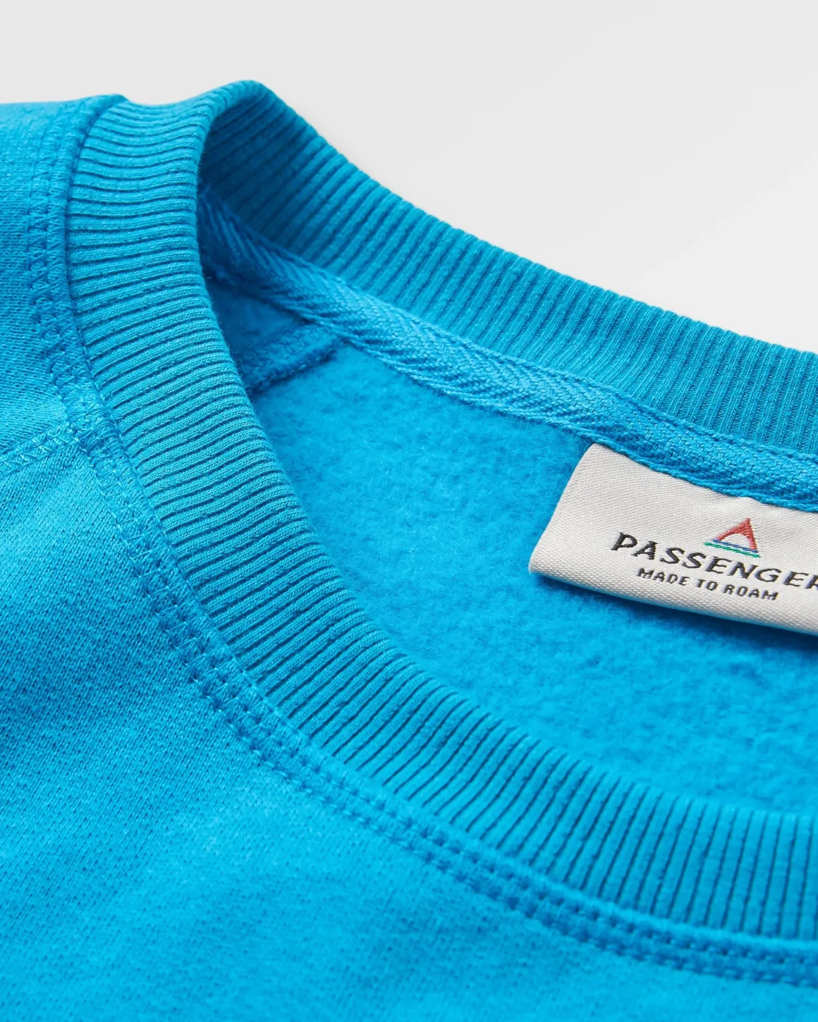 Sunburst Recycled Cotton Sweatshirt - Blue Pool