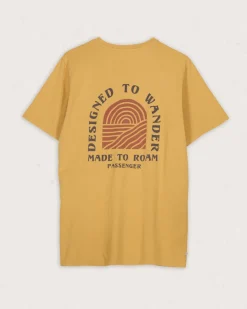 Sundown Recycled Cotton T-Shirt - Mustard Gold