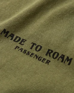 Sundown Recycled Cotton T-Shirt - Khaki Green