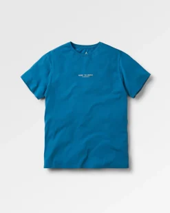 Sundown Recycled Cotton T-Shirt - Blue Steel