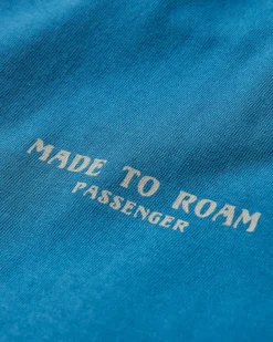 Sundown Recycled Cotton T-Shirt - Blue Steel