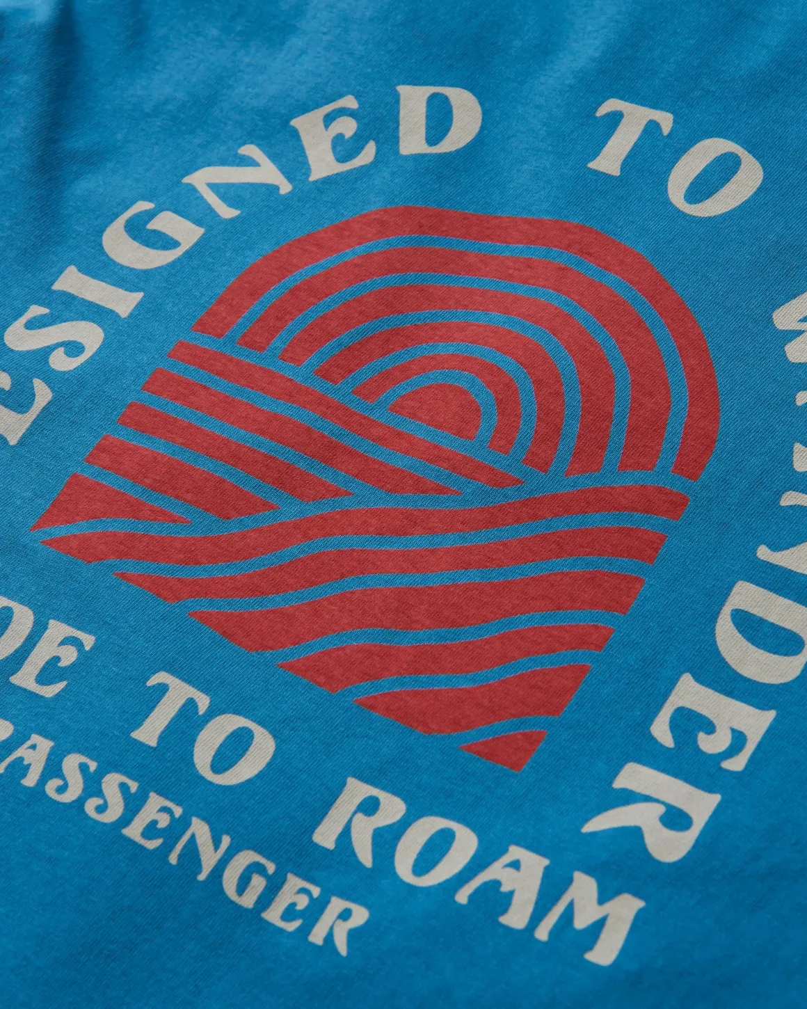 Sundown Recycled Cotton T-Shirt - Blue Steel