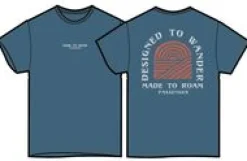 Sundown Recycled Cotton T-Shirt - Blue Steel