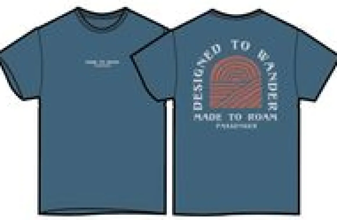 Sundown Recycled Cotton T-Shirt - Blue Steel