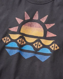 Sunray Recycled Cotton Tank Top - Black