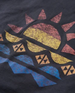 Sunray Recycled Cotton T-Shirt - Black