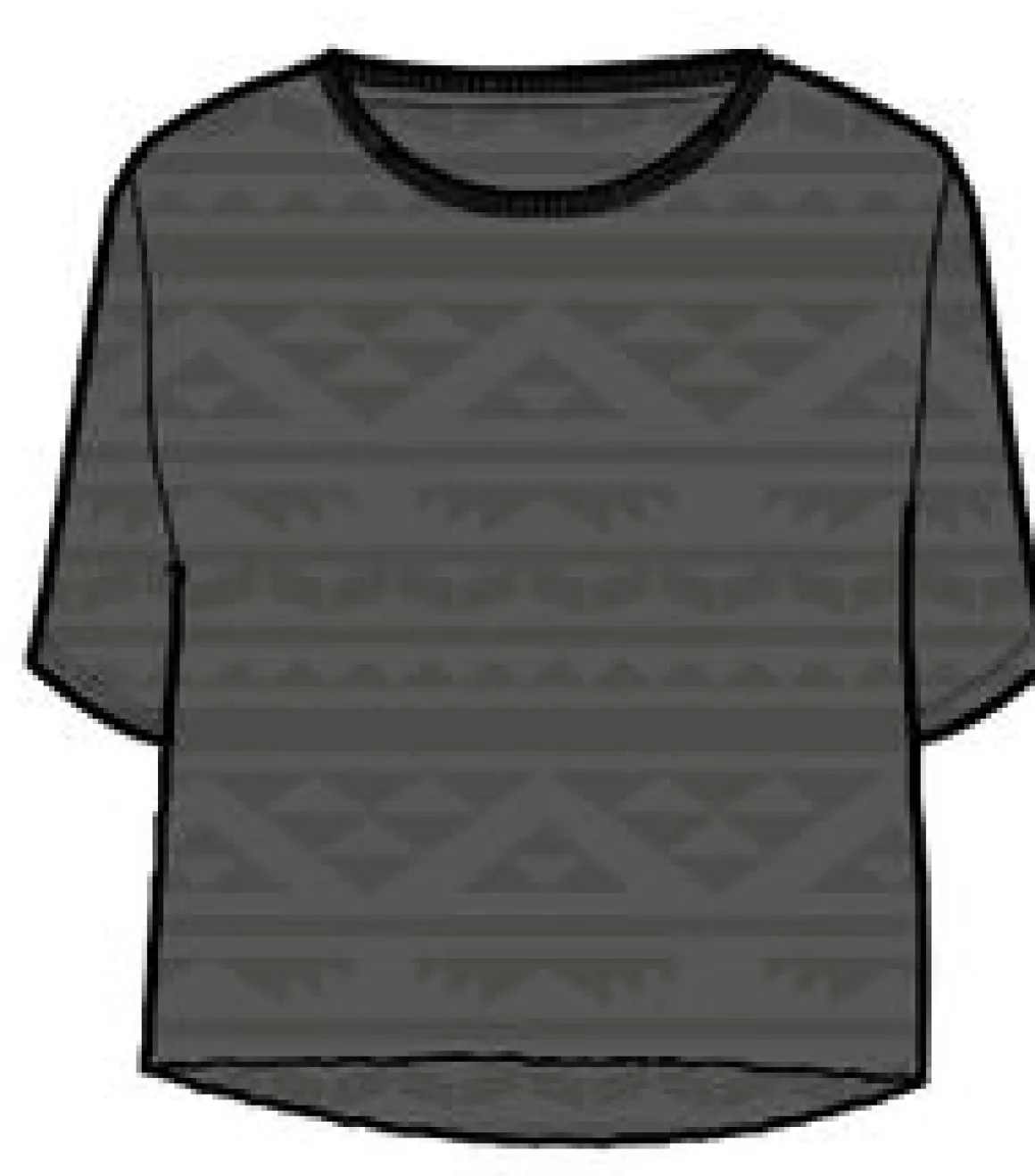 Sunray Recycled Cotton T-Shirt - Black