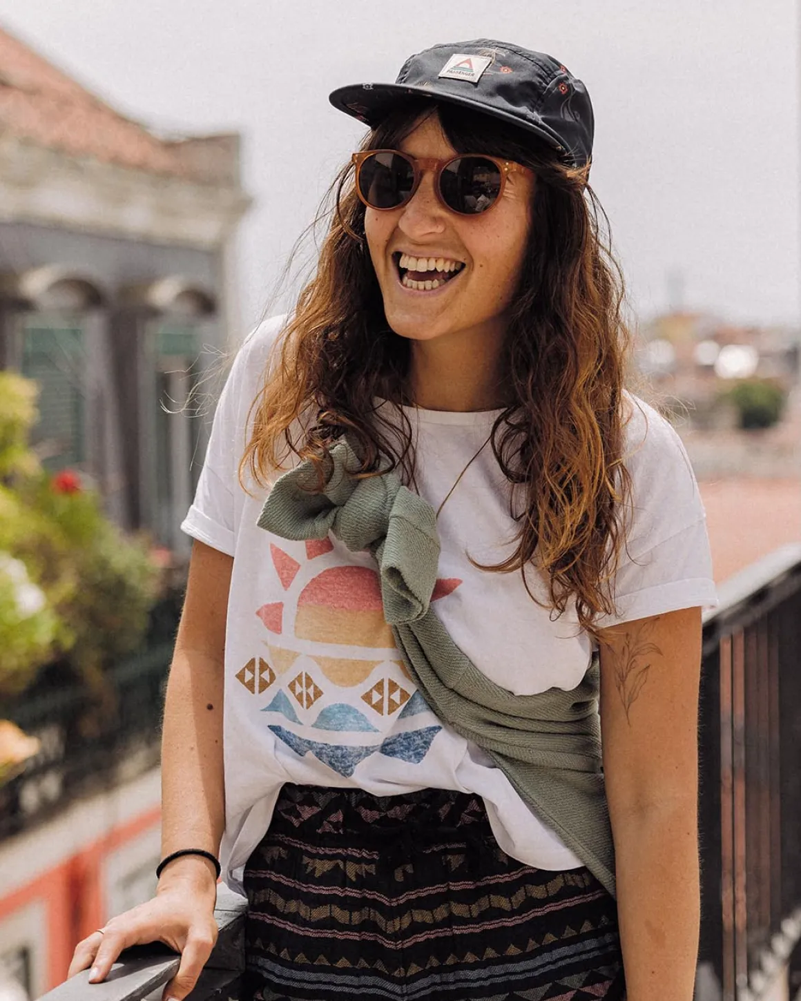 Sunray Recycled Cotton T-Shirt - White