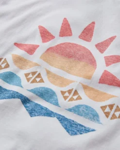 Sunray Recycled Cotton T-Shirt - White