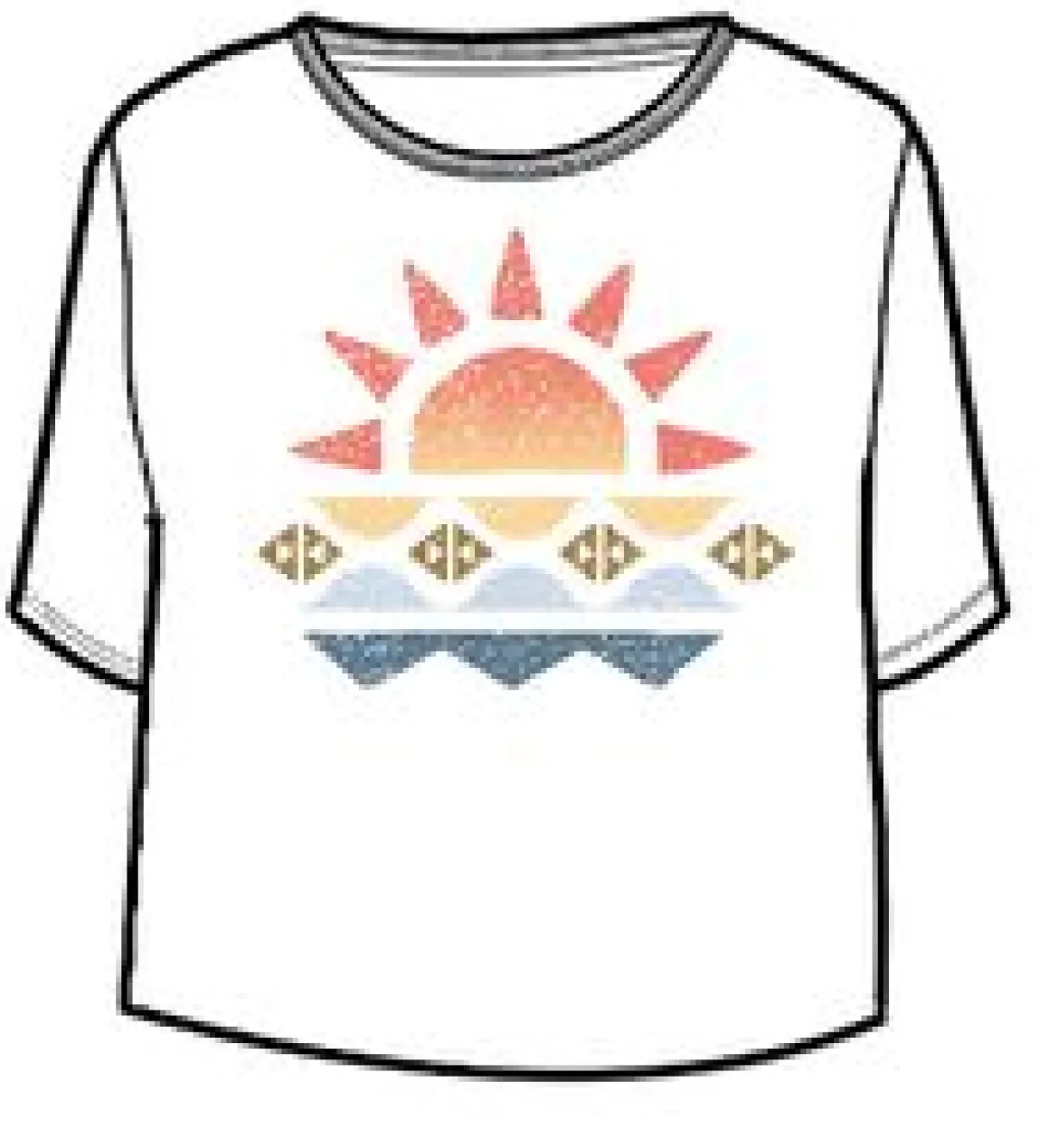 Sunray Recycled Cotton T-Shirt - White