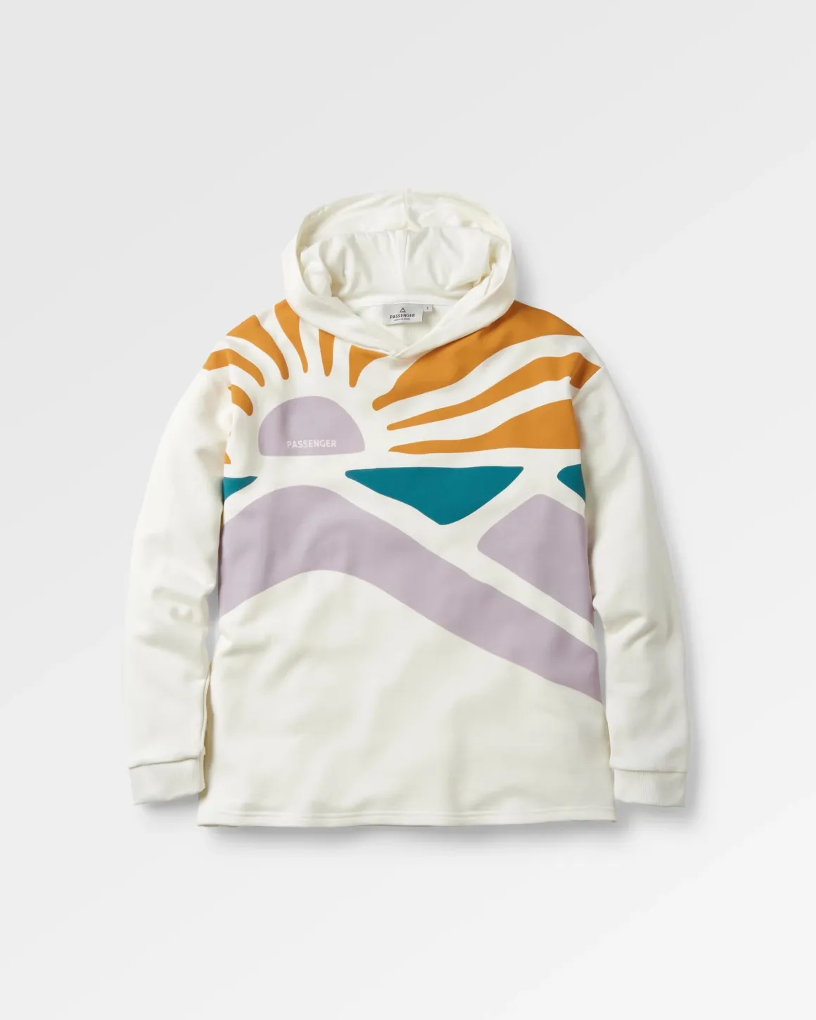 Sunsets Organic Cotton Hoodie - Marshmallow