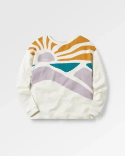 Sunsets Organic Cotton Sweatshirt - Marshmallow