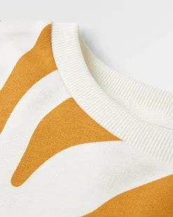 Sunsets Organic Cotton Sweatshirt - Marshmallow