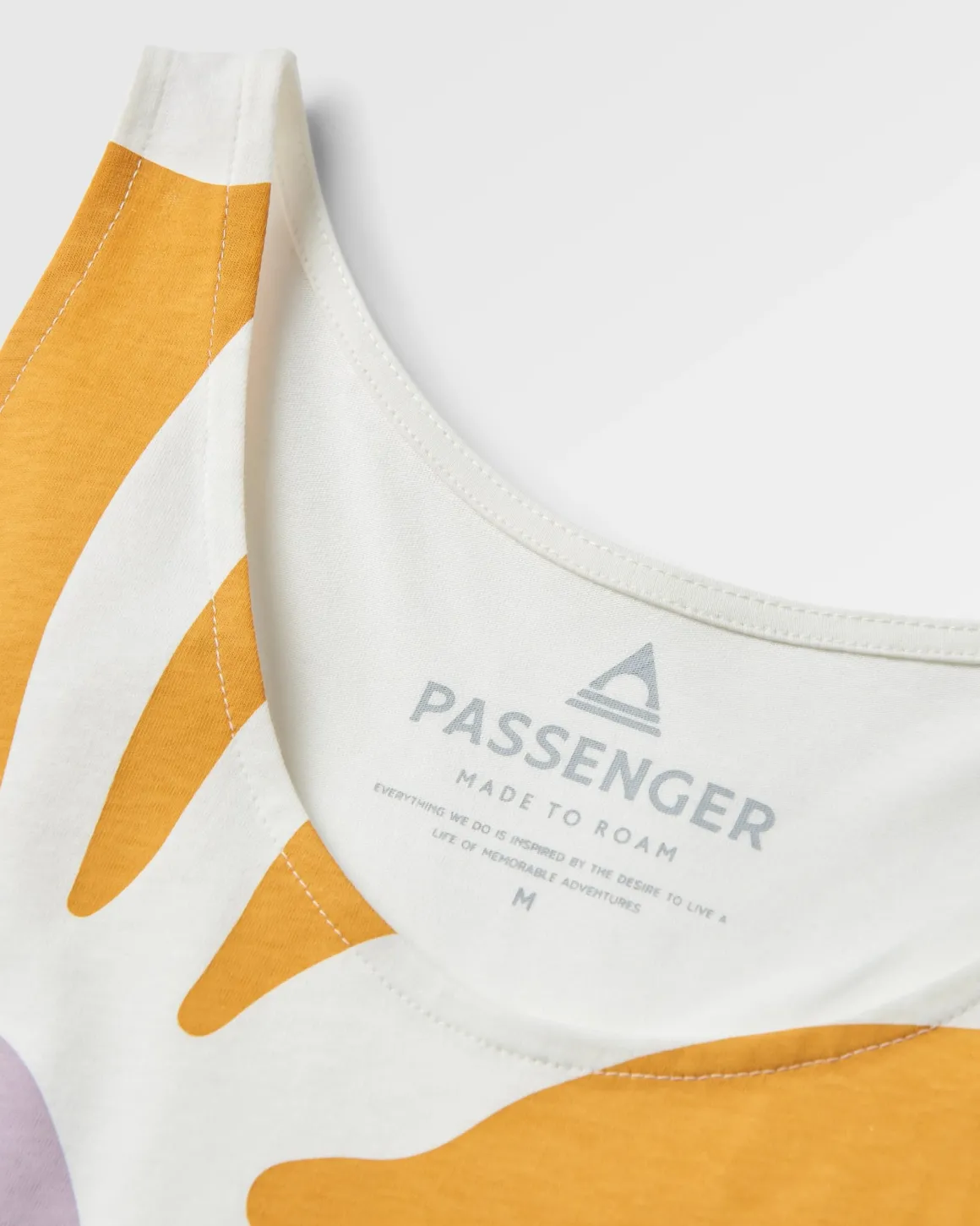 Sunsets Organic Cotton Tank Top - Marshmallow