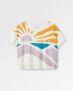 Sunsets Organic Cotton T-Shirt - Marshmallow