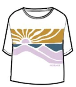 Sunsets Organic Cotton T-Shirt - Marshmallow