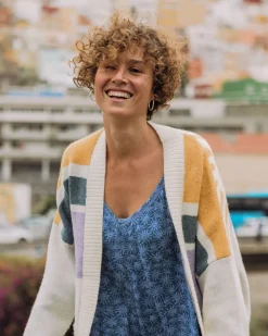 Sunsets Recycled Knitted Sweater - Marshmallow