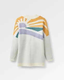 Sunsets Recycled Knitted Sweater - Marshmallow