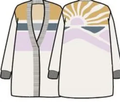 Sunsets Recycled Knitted Sweater - Marshmallow