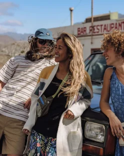 Sunsets Recycled Knitted Sweater - Marshmallow