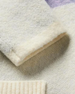 Sunsets Recycled Knitted Sweater - Marshmallow