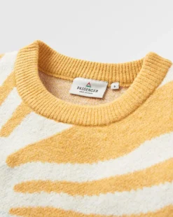 Sunsets Recycled Oversized Knitted Sweater - Marshmallow