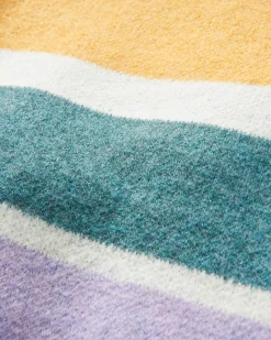 Sunsets Recycled Oversized Knitted Sweater - Marshmallow