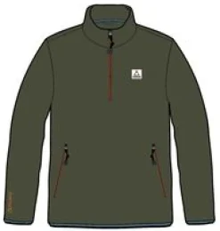 Switchback Recycled Micro Polartec® Fleece - Khaki Green