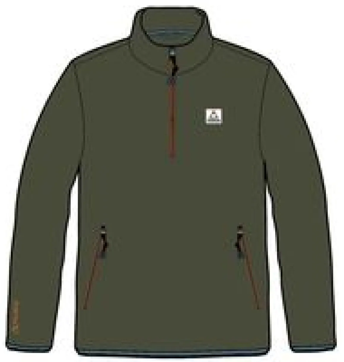 Switchback Recycled Micro Polartec® Fleece - Khaki Green
