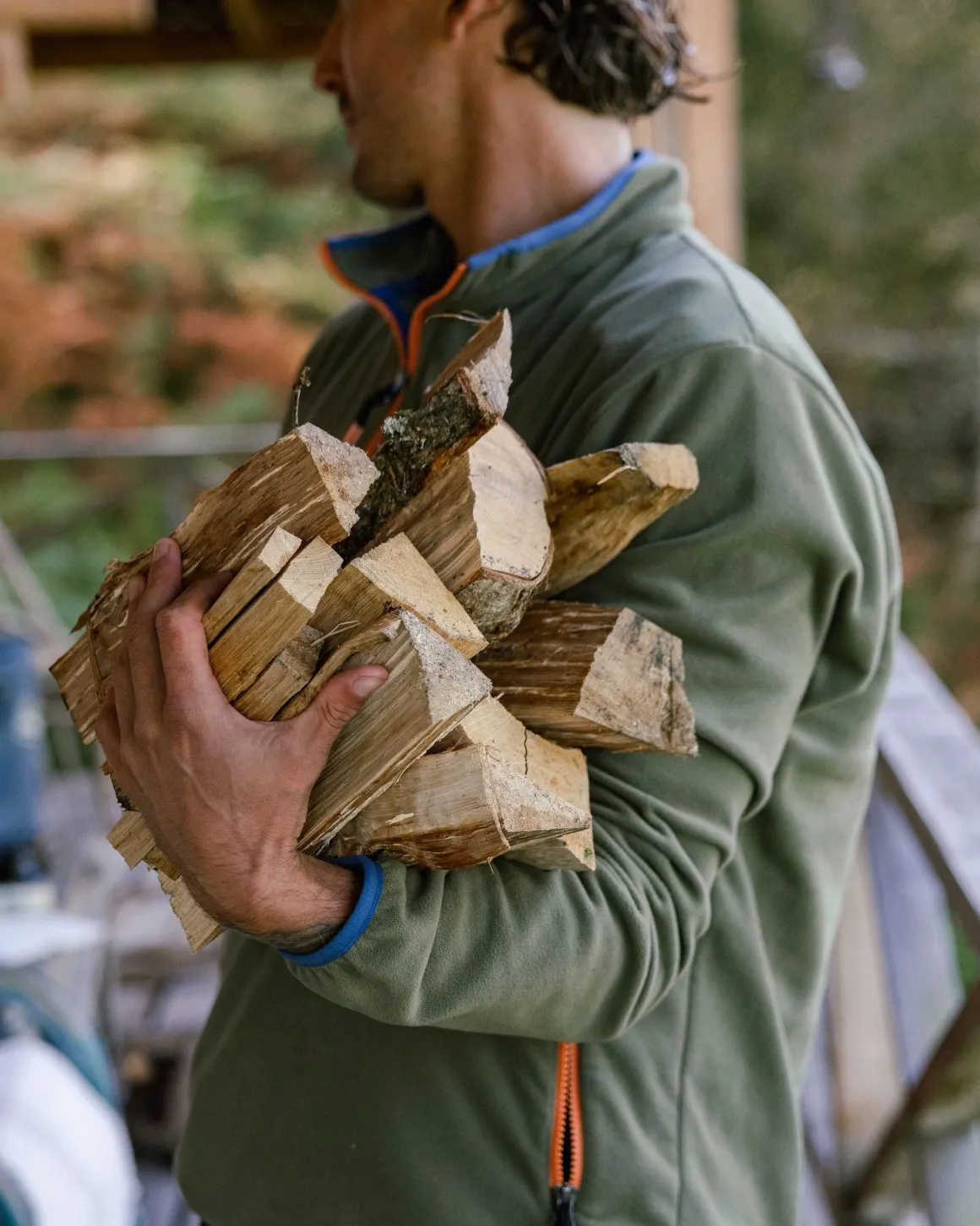 Switchback Recycled Micro Polartec® Fleece - Khaki Green