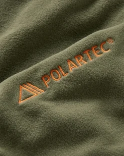 Switchback Recycled Micro Polartec® Fleece - Khaki Green