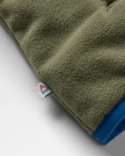 Switchback Recycled Micro Polartec® Fleece - Khaki Green