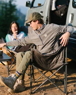 Switchback Recycled Micro Polartec® Fleece - Gray Marl 2