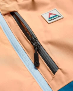 Terrain Insulated Water Resistant Jacket - Corsair Blue/ Apricot