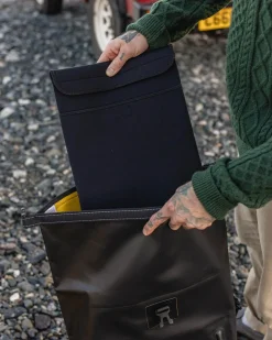 Tide 25 Liter Recycled Dry Bag Backpack - Black