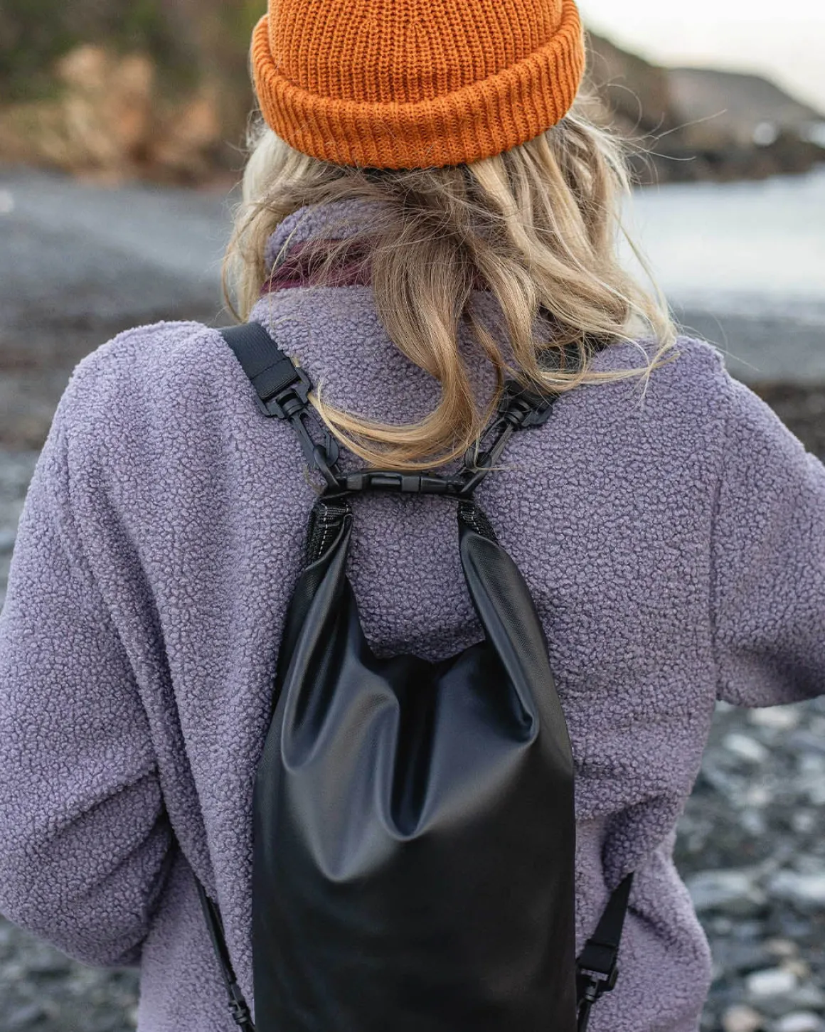 Tide 10 Liter Recycled Dry Bag - Black