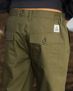 Timeless Crop Pant - Khaki Green