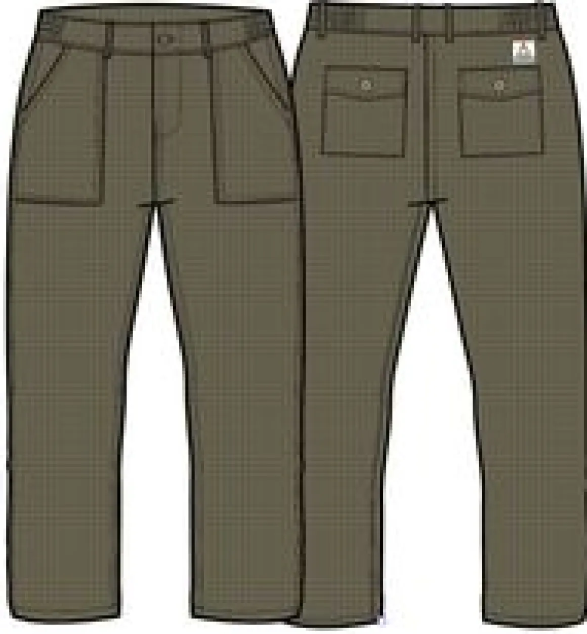 Timeless Crop Pant - Khaki Green
