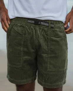 Topanga Cord Short - Khaki Green