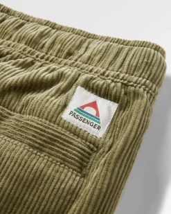 Topanga Cord Short - Khaki Green