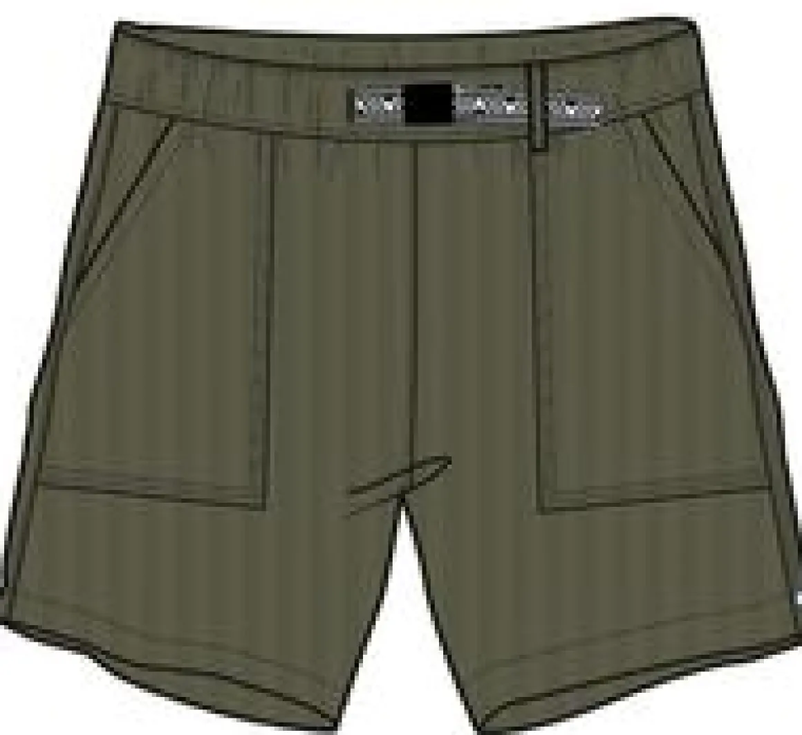 Topanga Cord Short - Khaki Green