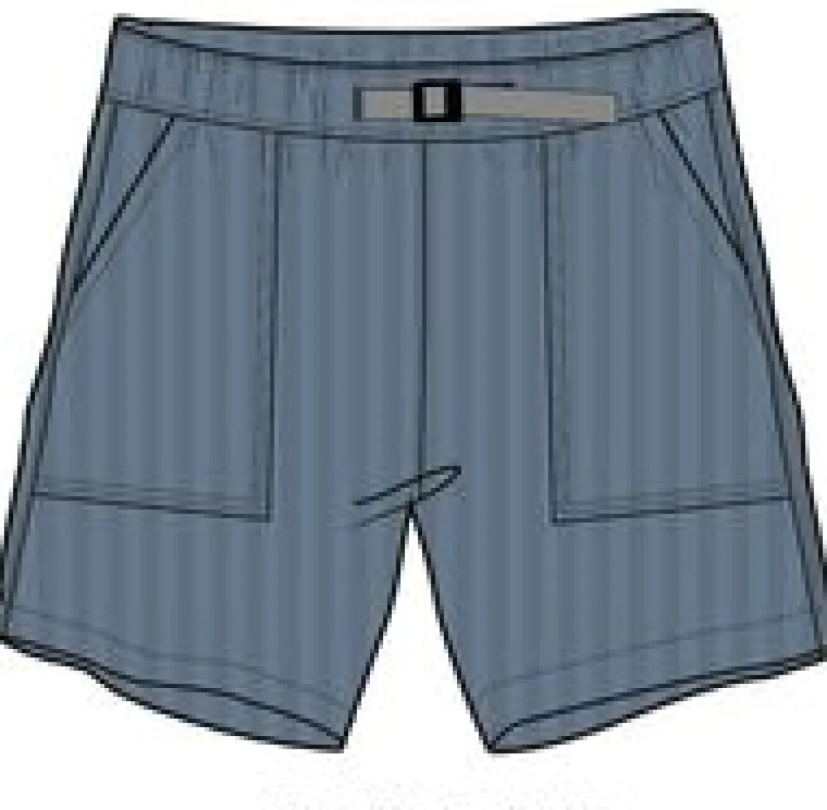 Topanga Cord Short - Stone Blue