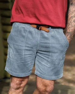 Topanga Cord Shorts - Storm Gray