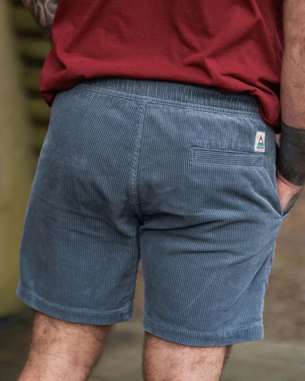 Topanga Cord Shorts - Storm Gray
