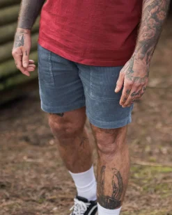 Topanga Cord Shorts - Storm Gray