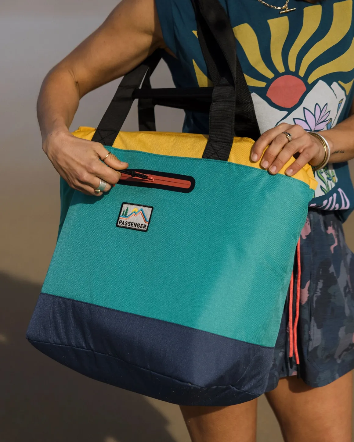 Tote Recycled Cooler Bag - Multi Primary