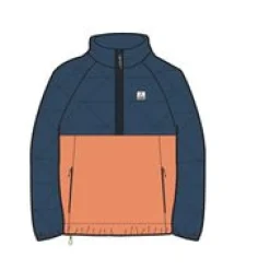 Trace Recycled Thermore Insulated Jacket - Dark Denim/ Apricot
