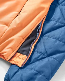 Trace Recycled Thermore Insulated Jacket - Dark Denim/ Apricot