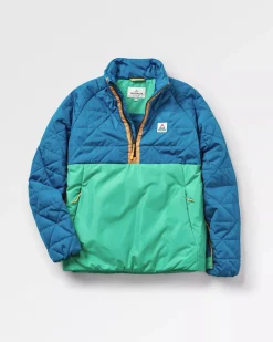 Trace Recycled Thermore Insulated Jacket - Corsair Blue/ Jungle Green